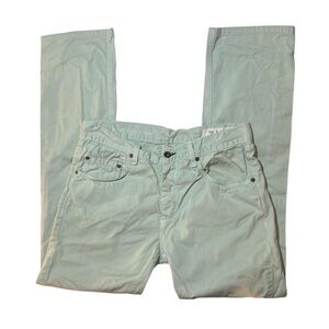 Rag & Bone Pastel Green RB15X Slim Straight Pants